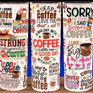 Dear Coffee I Love You That is All Funny Quotes Cup Mug Tumbler 20oz